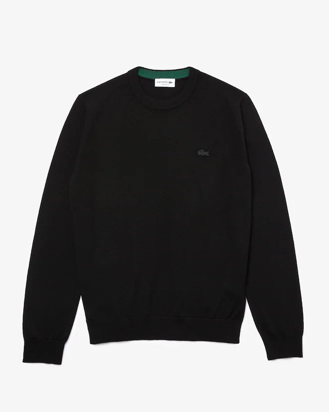 Pullover giro collo 100% Lana Merino