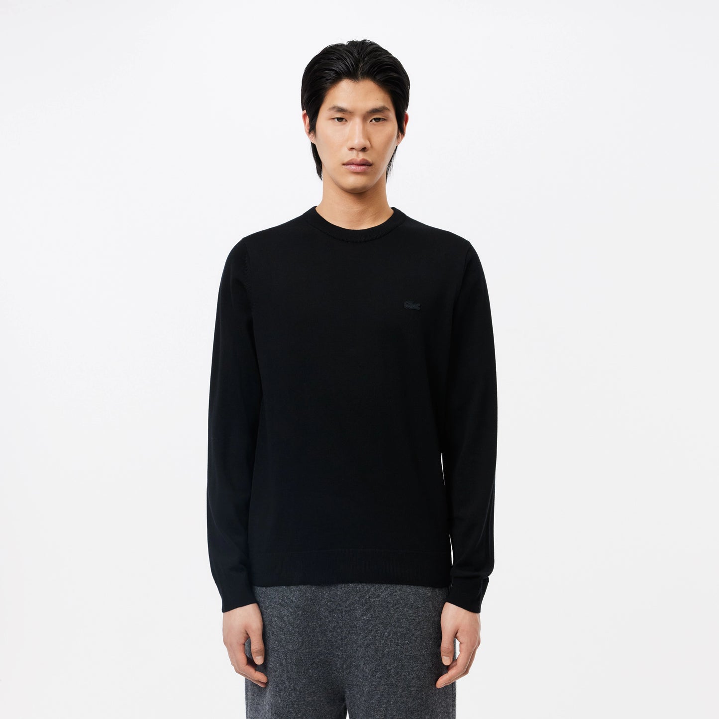 Pullover giro collo 100% Lana Merino