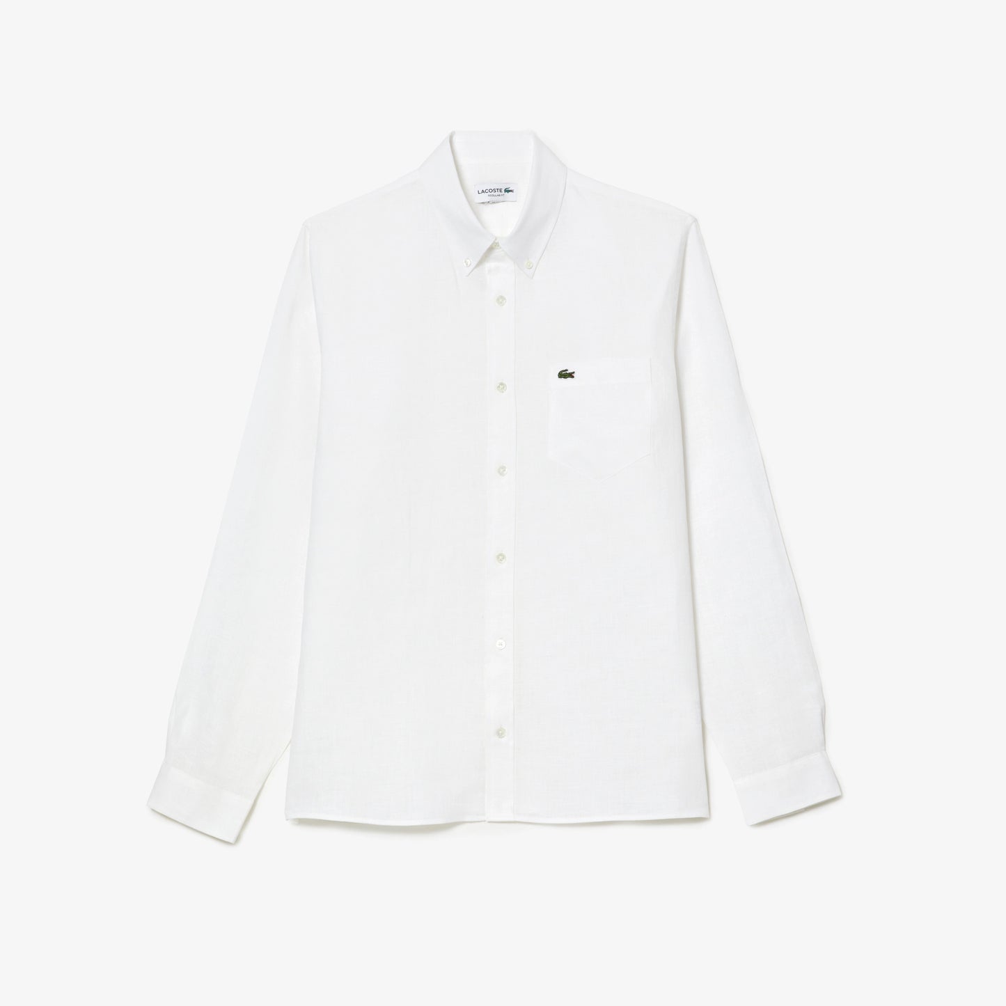Camicia Lacoste in Lino 100% Regular Fit Uomo