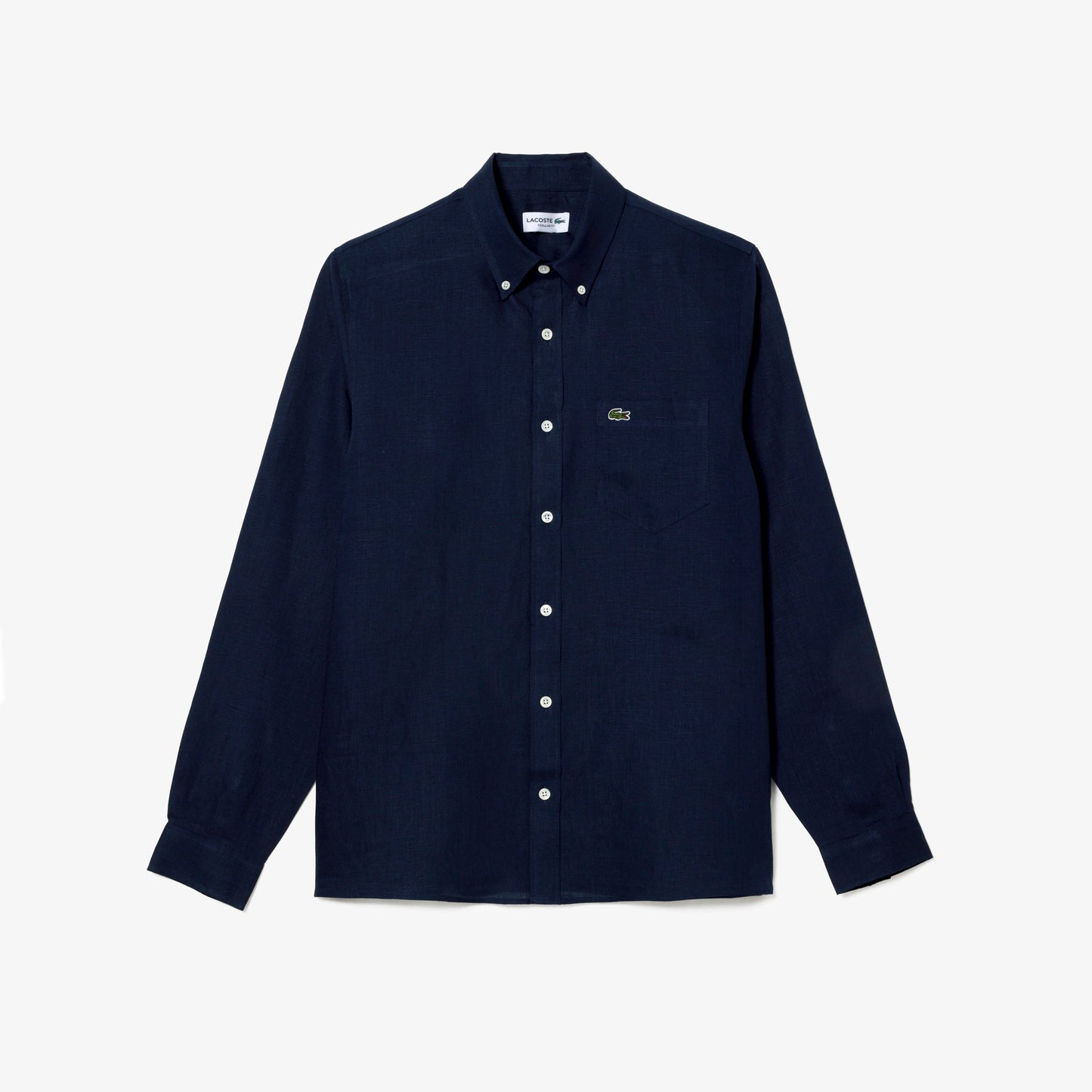 Camicia Lacoste in Lino 100% Regular Fit Uomo