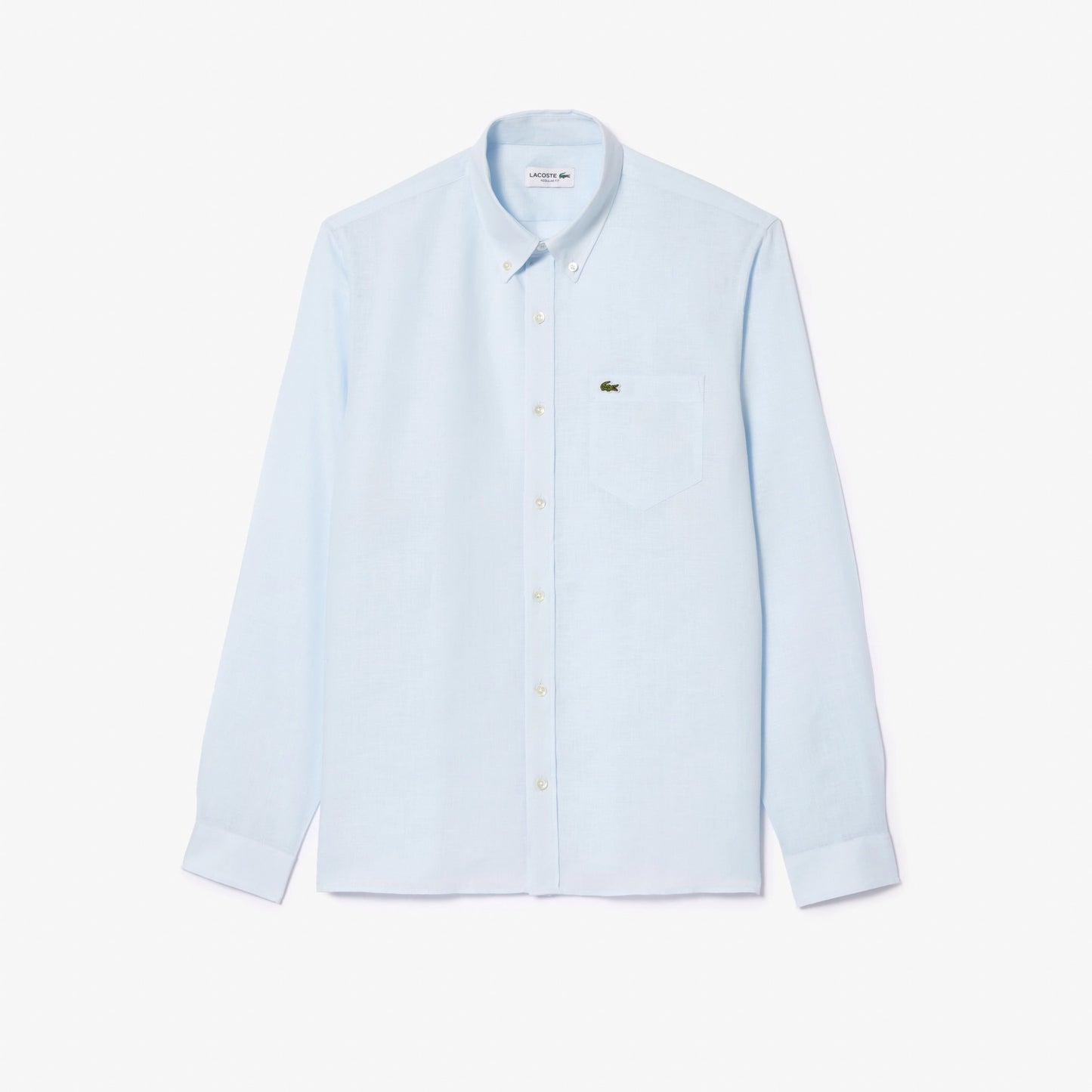 Camicia Lacoste in Lino 100% Regular Fit Uomo