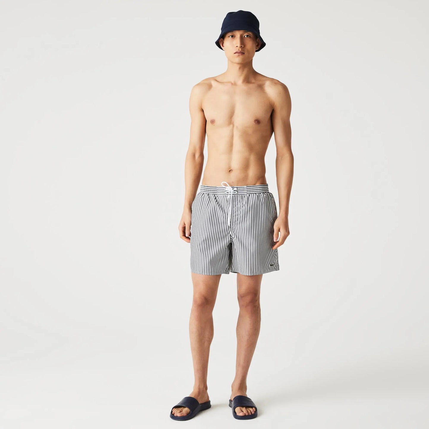 Costume da Bagno a Righe Quick Dry Uomo