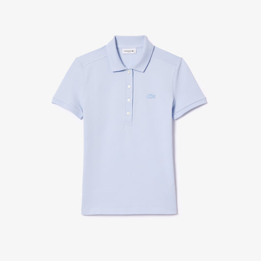 Polo Lacoste Slim Fit da Donna in piqué di cotone stretch