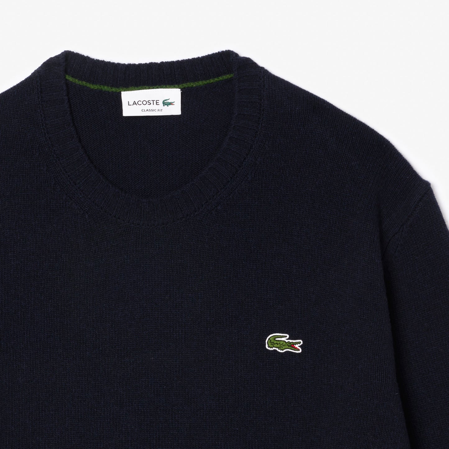 Maglione a Girocollo 100% Lana Cardata