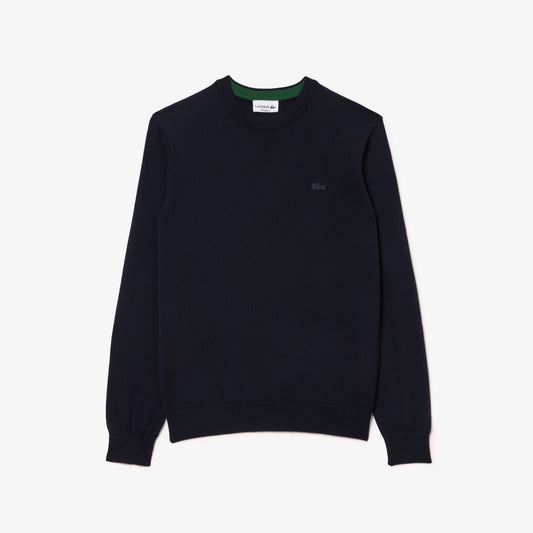Pullover giro collo 100% Lana Merino