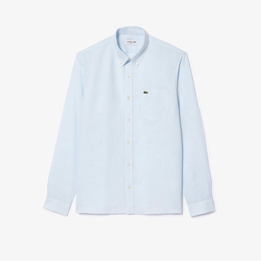Camicia Lacoste in Lino 100% Regular Fit Uomo