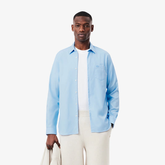 Camicia Manica Lunga in Cotone Regular Fit Uomo
